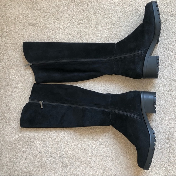 Black Suede Boots - Religious Comfort - Size 9 - Instalike Boots - Picture 4 of 11